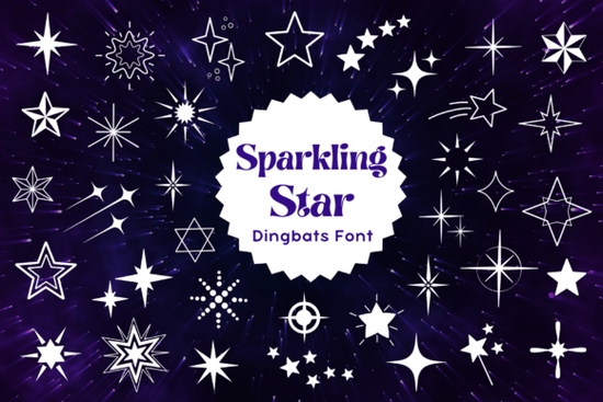 Sparkling Star Font
